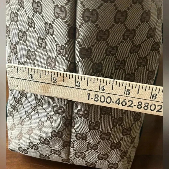 GUCCI Jolie Web Sherry Line Tote Bag GG Canvas Enamel Charms 211975 AUTH… - Picture 16 of 16